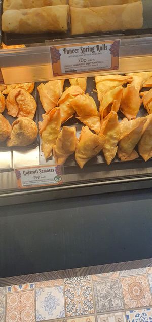 Guarani samosas at Lily's Deli - Ancoats in Manchester