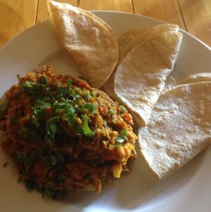 vegan hash at Sweet Sin Gourmet Desserts in Baltimore
