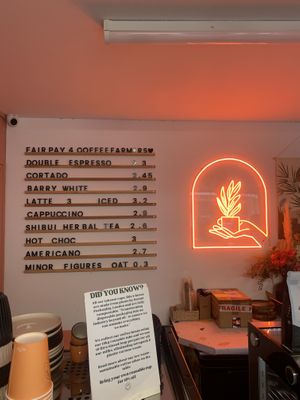 Hot brew  at Bloom & Brew in Ormskirk