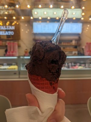 Dark Chocolate Vegan Gelato at I Scream Gelato in Miami Beach