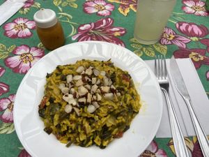 Risoto Tapajós vegano, delicioso!  at Sabores da Amazônia in Balneario Camboriu
