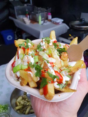 Asian Fries at Wrap Ninjas Street Food in Lancaster