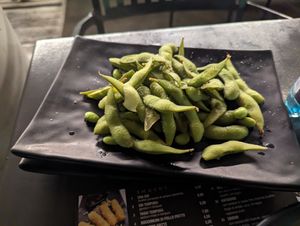 Edamame at Poke Ramen in Brescia