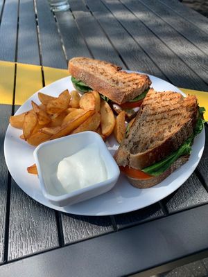 Toastie at E3 Vegan in East London