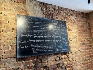 Menu on 27.05.23  at E3 Vegan in East London