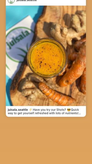 Turmeric Tonic at Juisala in Seattle