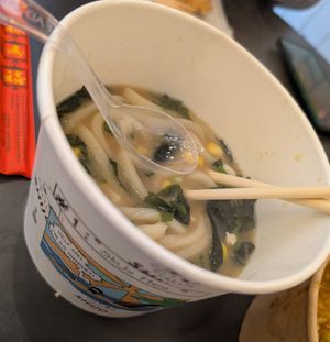 Udon soup at Shijo in Newcastle Upon Tyne