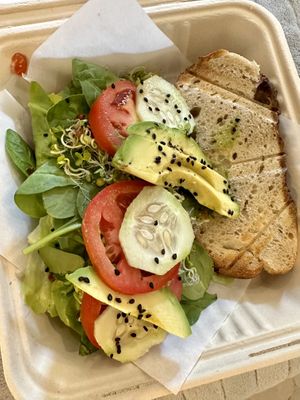 Tofu sandwich   at Northswell Sabor Natural in Sayulita