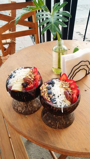Classic açai bowl with red fruits  at Northswell Sabor Natural in Sayulita