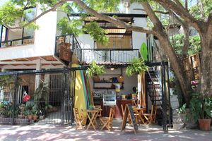 Street view of our lovely corner✨☕
For a calmer spot to sit & relax , we recommend our new space upstairs 🥰 at Northswell Sabor Natural in Sayulita