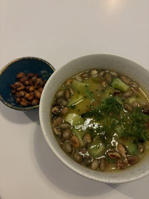 Locro de papas sin queso   at La Maria in Cuenca