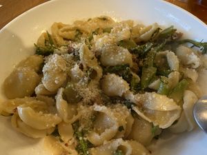 Orecchiette pasta dish   at Wildseed  in Palo Alto