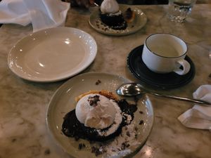 Chocolate cake at Wildseed  in Palo Alto