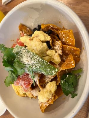 Chilaquiles at Wildseed  in Palo Alto