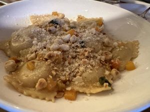 Butternut squash ravioli  at Wildseed  in Palo Alto