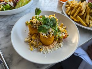 Corn Fritters at Wildseed  in Palo Alto