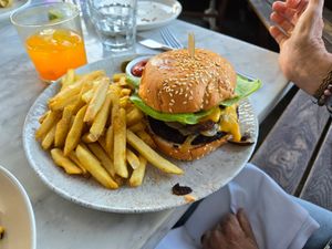 Loaded Wildseed Burger at Wildseed  in Palo Alto