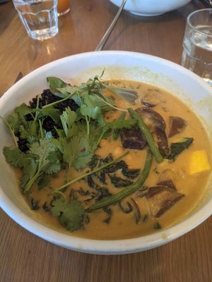 Thai yellow curry at Wildseed  in Palo Alto