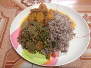 Plate from lunch 1 at Ming Kwan in Chiang Mai