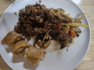 Buffet dish at Ming Kwan in Chiang Mai