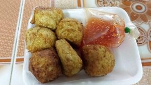 is this vegan Thai fish cakes? Never eaten the real ones, hence no idea  at Ming Kwan in Chiang Mai