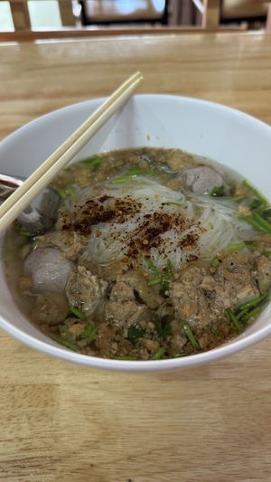 Noodle soupp  at Ming Kwan in Chiang Mai