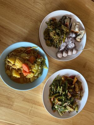 Lunch for two for around 200 baht   at Ming Kwan in Chiang Mai
