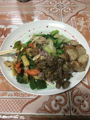 Buffet plate: 55B!! at Ming Kwan in Chiang Mai