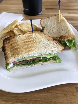Cloud sandwich (chickpea tuna)   at Sabor A Vida Cafe & Deli in Vista