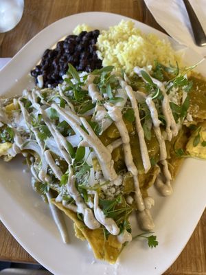 Vegan Chilaquiles 💖  at Sabor A Vida Cafe & Deli in Vista