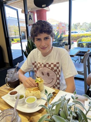 My son gives it 2 👍   at Sabor A Vida Cafe & Deli in Vista