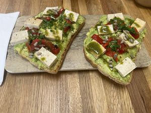 #3 avo toast  at Sabor A Vida Cafe & Deli in Vista