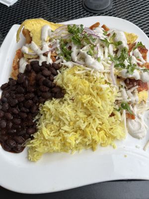 Red Chilaquiles   at Sabor A Vida Cafe & Deli in Vista