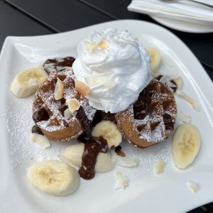 not-ella waffles  at Sabor A Vida Cafe & Deli in Vista