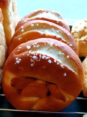 pretzel at Yong Tokki in Seoul