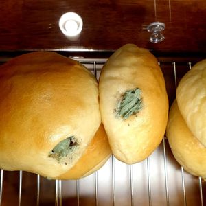 cream bun.. has 4 flavors at Yong Tokki in Seoul