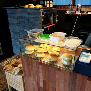 buns counter at Yong Tokki in Seoul