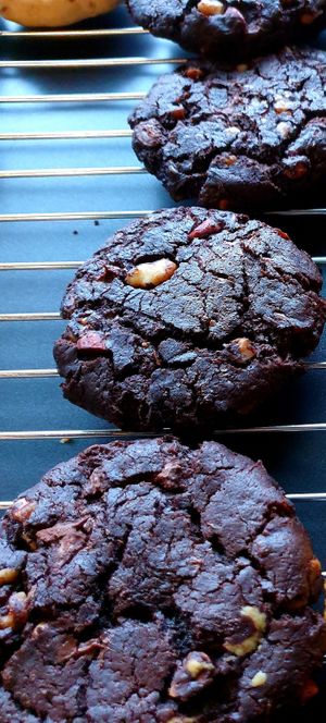 double choco cookies at Yong Tokki in Seoul