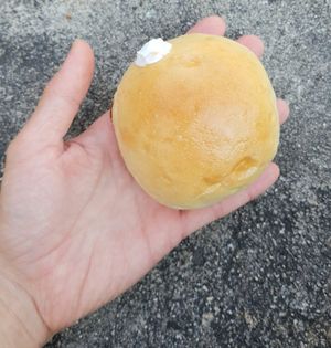 Red bean cream filled bun #Veganuary at Yong Tokki in Seoul