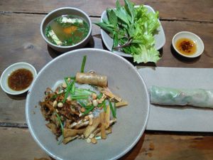 whole dinner at Ẩm Thực Chay BỒ ĐỀ SAO in Nha Trang