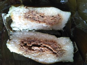 banh chung's filling at Ẩm Thực Chay BỒ ĐỀ SAO in Nha Trang