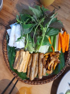 2nd day. Food from the menu at Ẩm Thực Chay BỒ ĐỀ SAO in Nha Trang