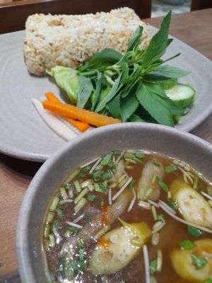 2nd day. Food from the menu at Ẩm Thực Chay BỒ ĐỀ SAO in Nha Trang