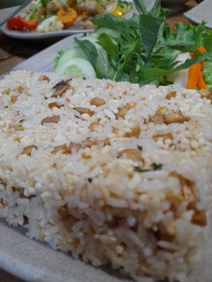 Fried rice mushrooms at Ẩm Thực Chay BỒ ĐỀ SAO in Nha Trang