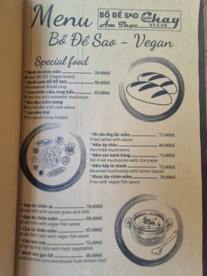  at Ẩm Thực Chay BỒ ĐỀ SAO in Nha Trang