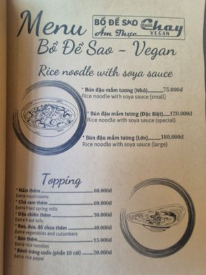  at Ẩm Thực Chay BỒ ĐỀ SAO in Nha Trang