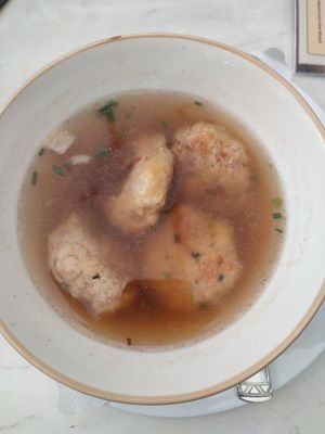 vegane suppe at Landgasthof Löwen in Aitrach