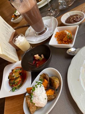 Brunch (kleine Auswahl, es gab noch viel mehr...) at Das Anders in Koenigswinter