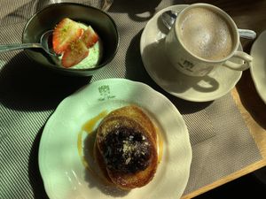 Pancakes und Milchreis  at Das Anders in Koenigswinter