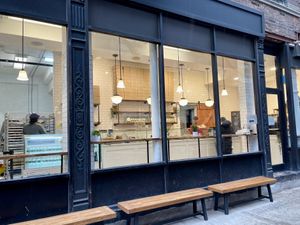 Michaeli storefront  #Veganuary at Michaeli Bakery - Upper East Side in New York City